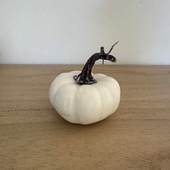 Pumpkins artificial Black and White various sizes Halloween decor autumn decor - Picture 5 of 6